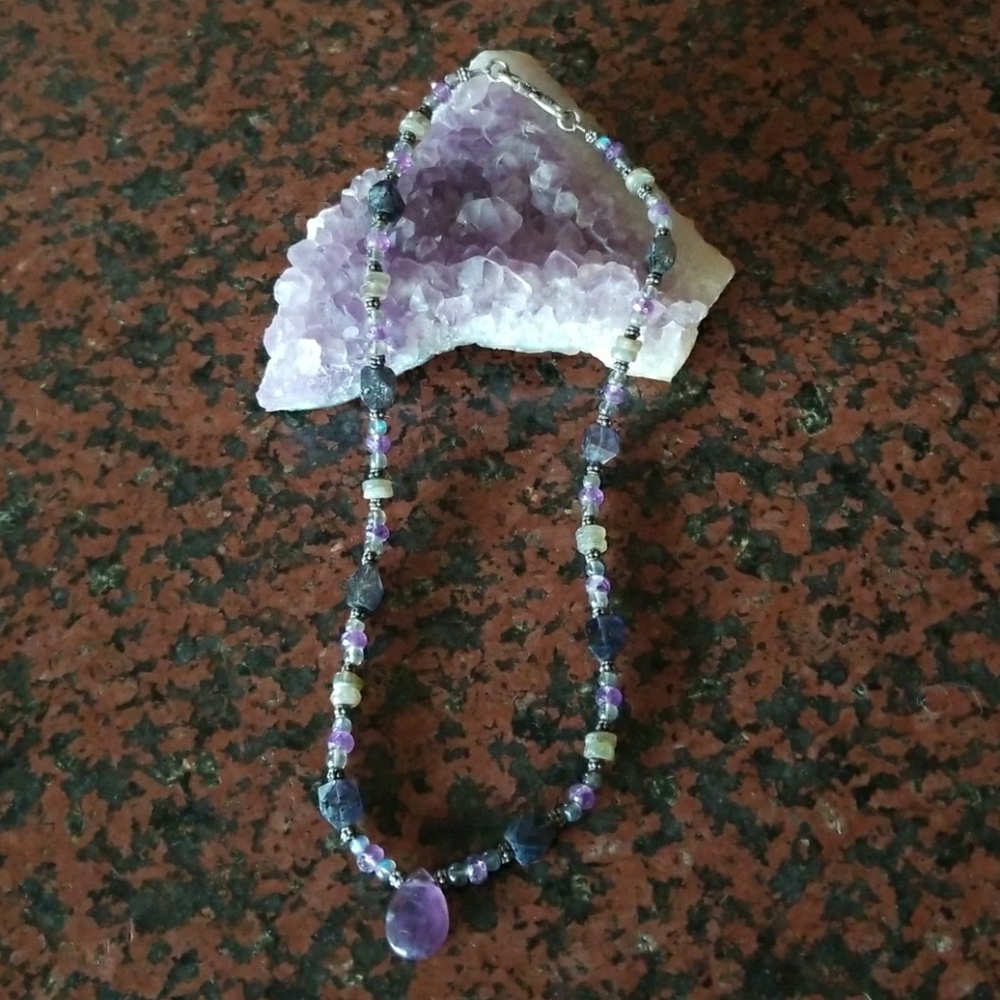 Real Amethyst necklace